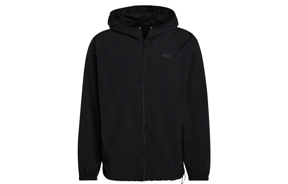 Adidas Originals Jackets Men's Black Hooded Moderate Other