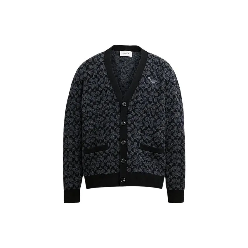 COACH SS24 Knitwear Men's Black