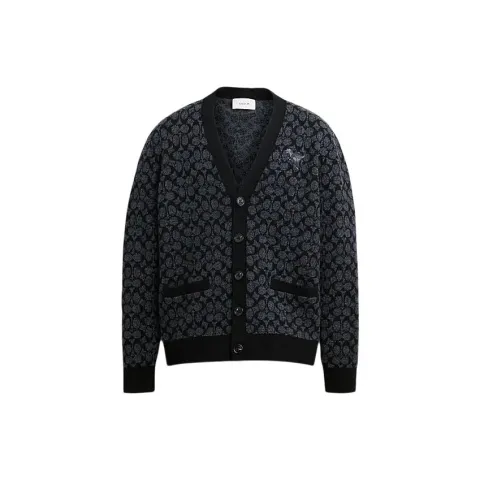 COACH SS24 Knitwear Men's Black