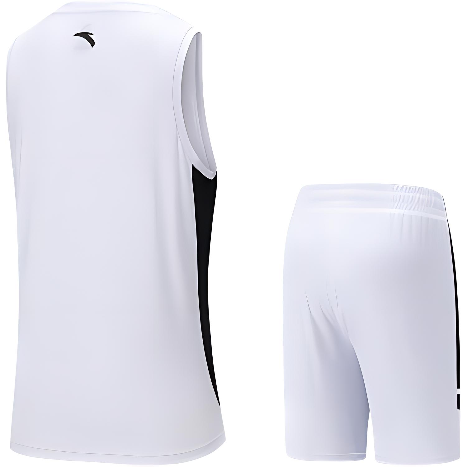 Anta Basketball Collection Basketball Suit Men’s Pure White