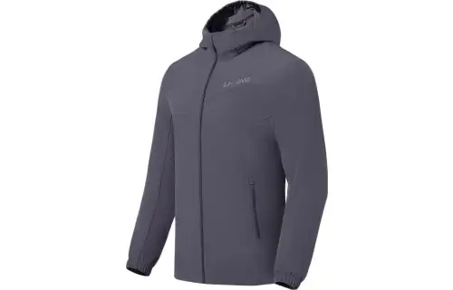 Li Ning Training Series Jackets Men's Surface Gray Hooded Moderate Other