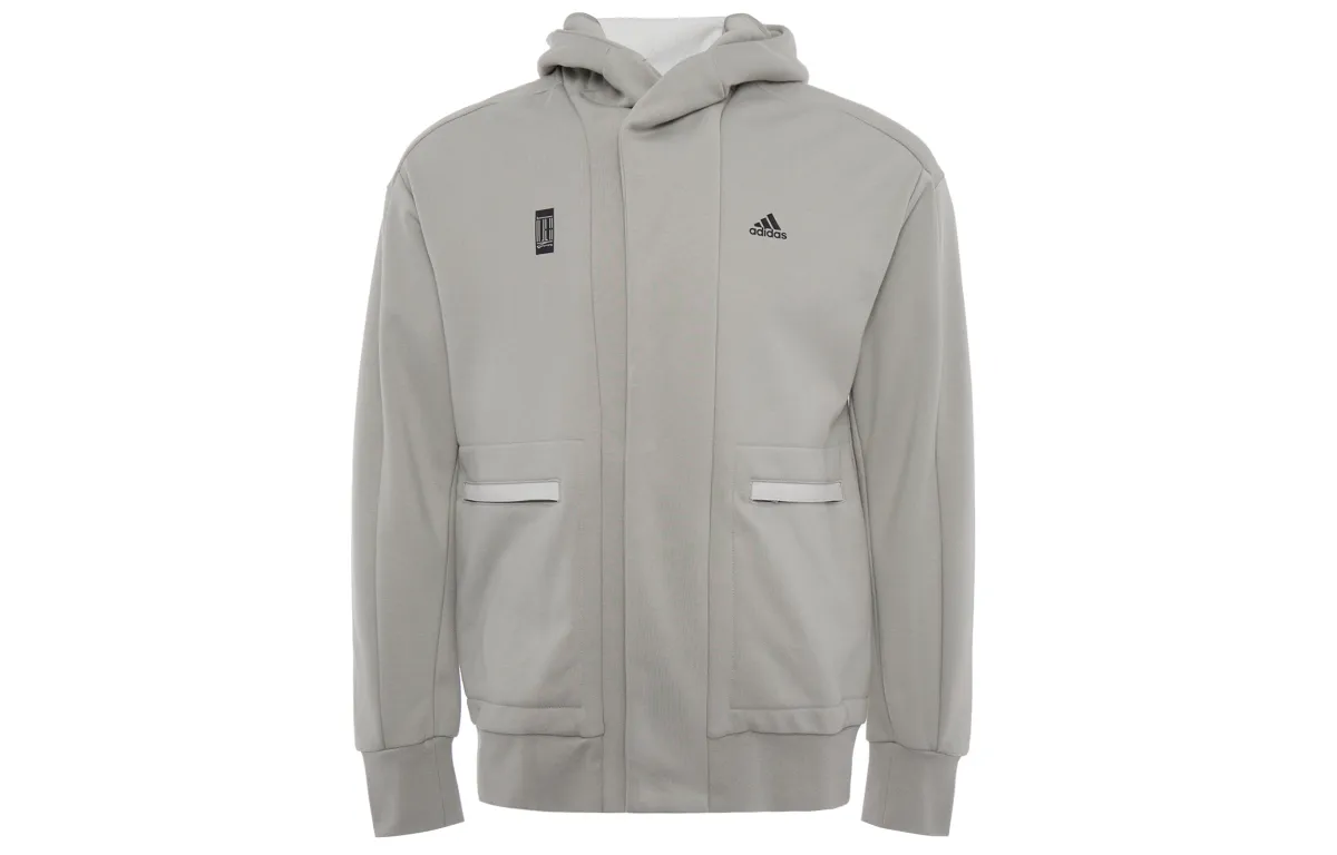 Adidas Wuji Series Jacket Men's Leather Gray