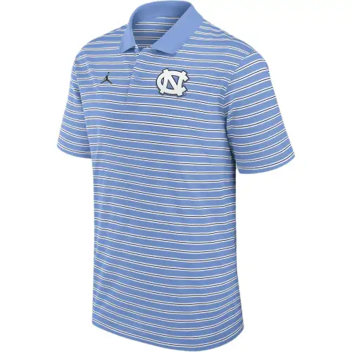 Jordan North Carolina Tar Heels Primetime Victory Striped Men's Jordan Dri FIT College Polo