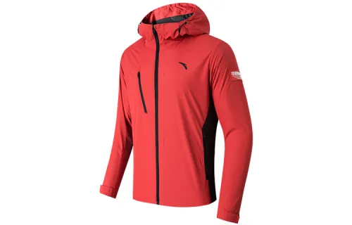 ANTA Variety Training Collection Jackets Men's Red Hooded Moderate Other