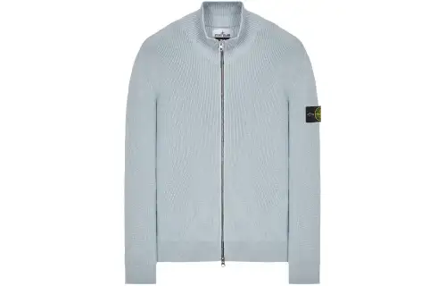 STONE ISLAND SS24 Knitwear Men's Ice Frost Blue