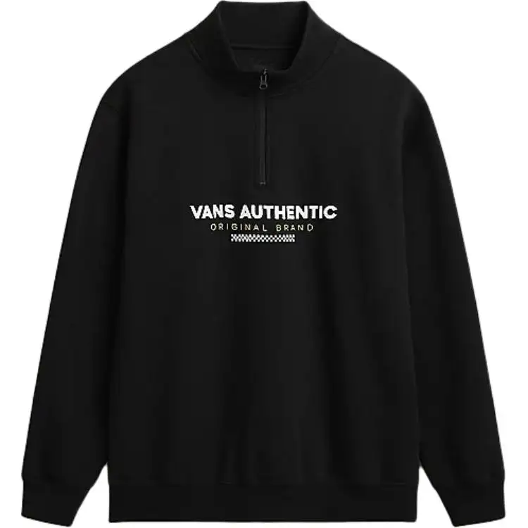 Vans Knitwear Men's Black Stand Collar Moderate Other
