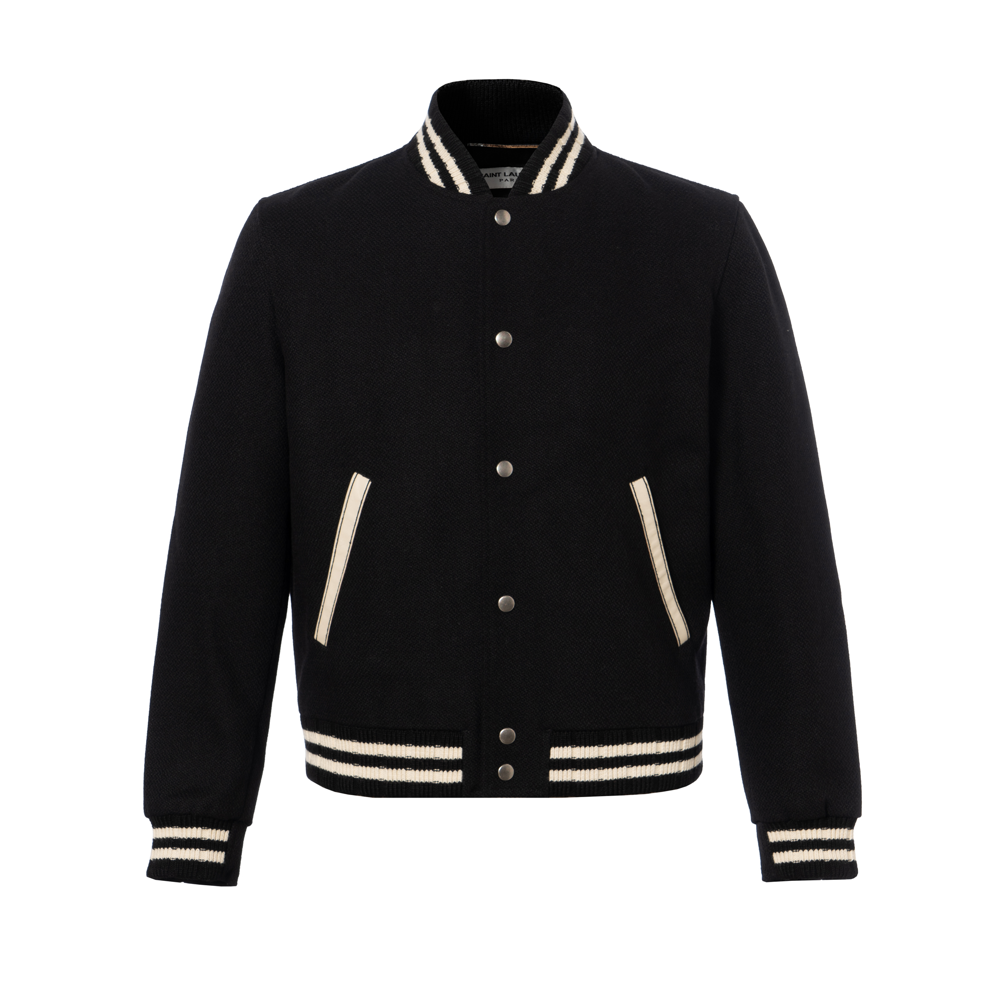 ブルゾン Saint Laurent 'Saint Laurent Teddy' bomber jacket Saint Laurent Teddy Bomber Jacket | Black | FARFETCH