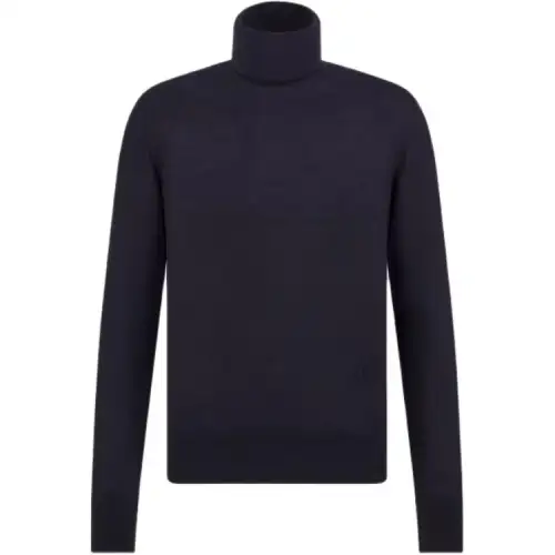 DIOR SS26 Cashmere Sweater Men's Blue