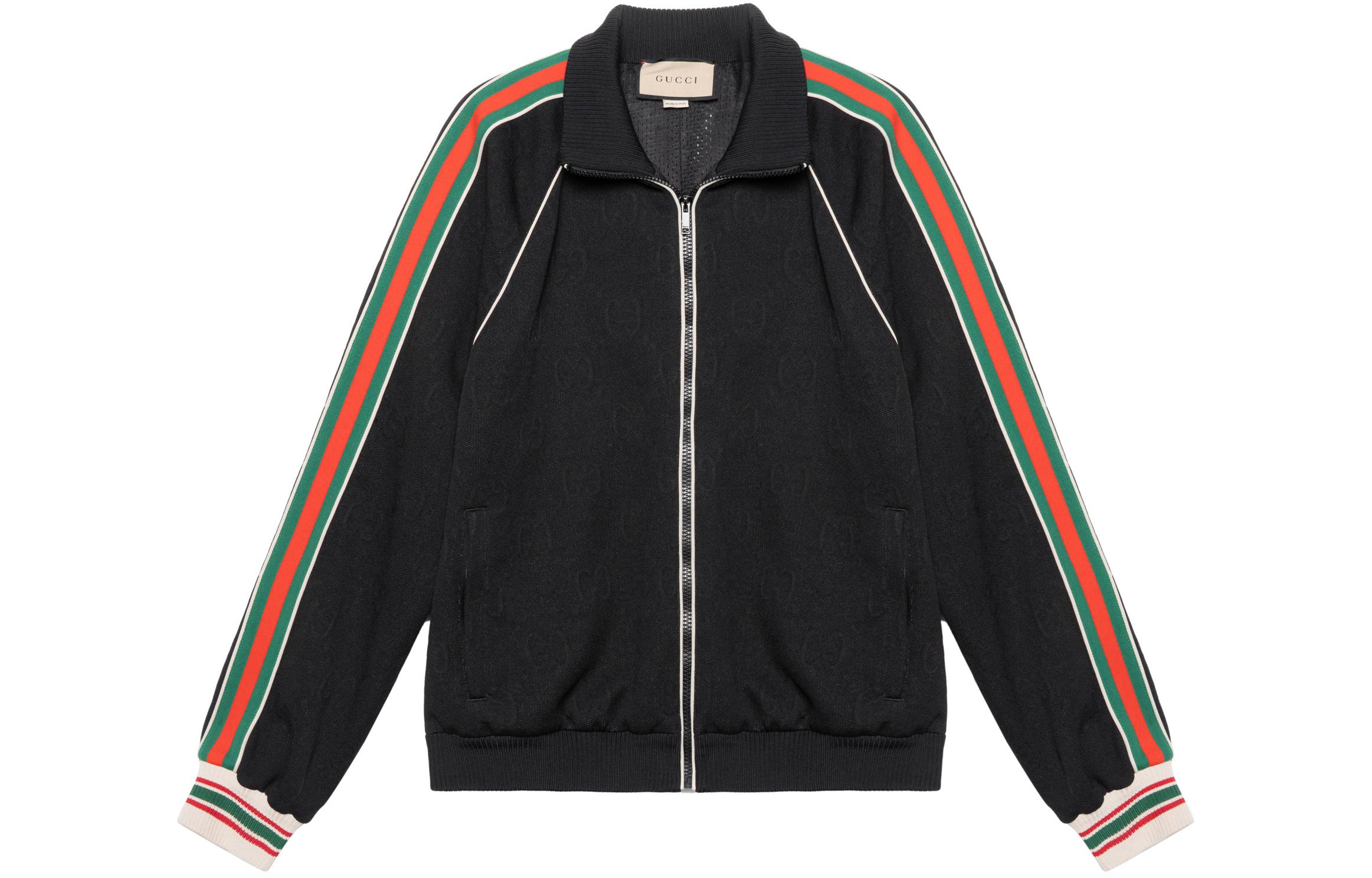 GUCCI Gg Jacquard Jersey Zip Jacket