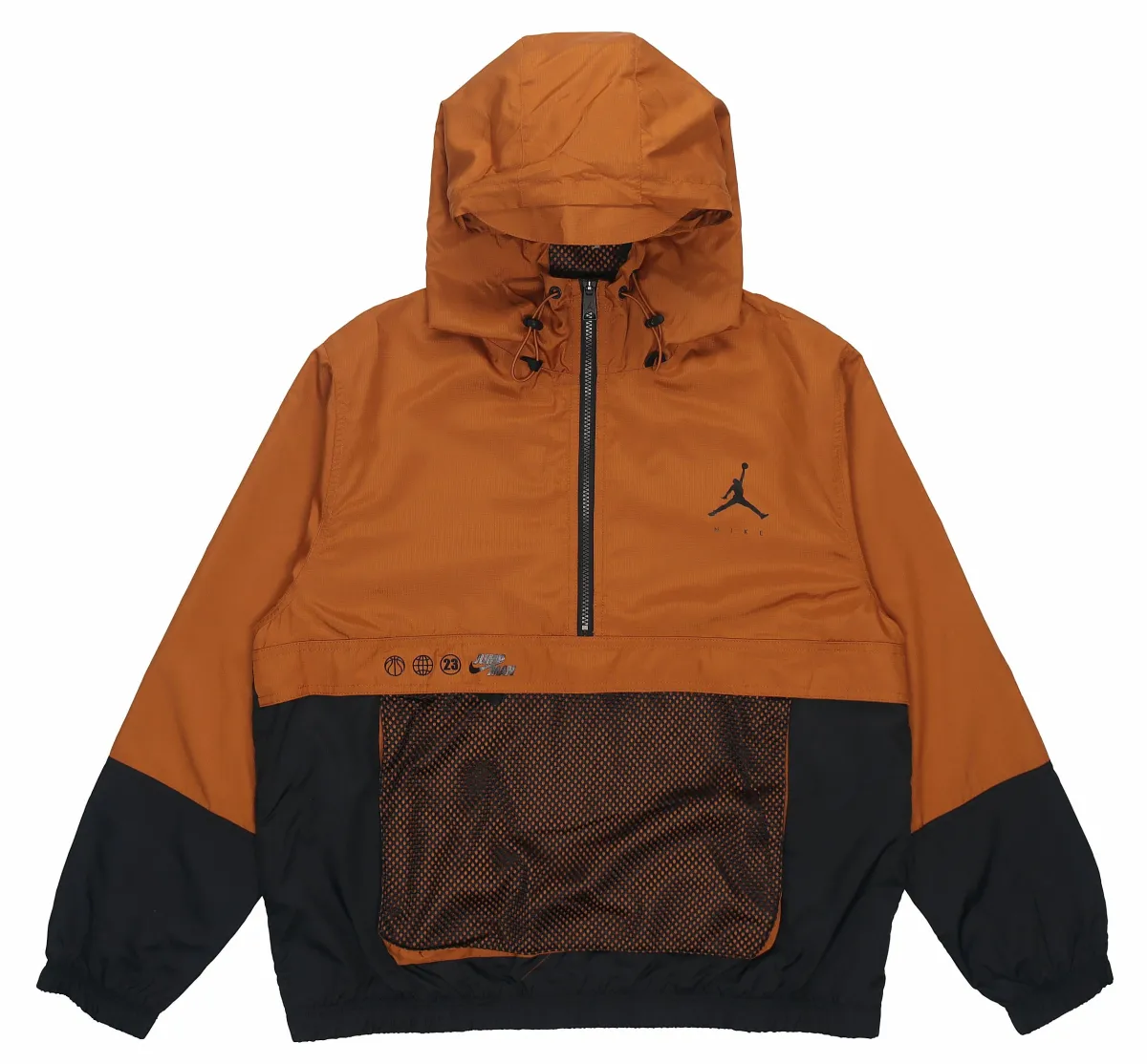 Jordan Jackets Men's Brown Hooded Moderate Other