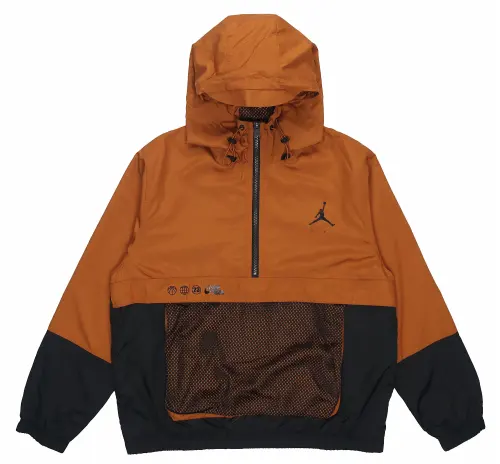 Jordan Jackets Men's Brown Hooded Moderate Other