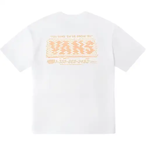 Vans T Shirts Unisex White Crew Neck Moderate Straight Fit