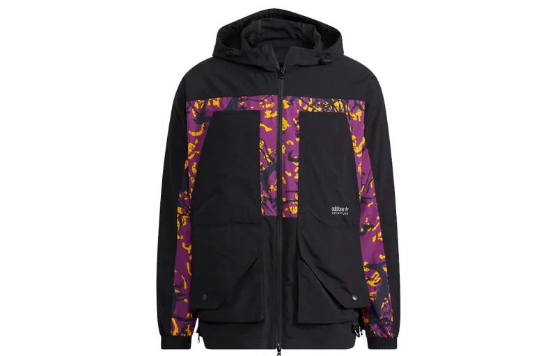 Adidas Originals Jackets Men's Black Hooded Moderate Other