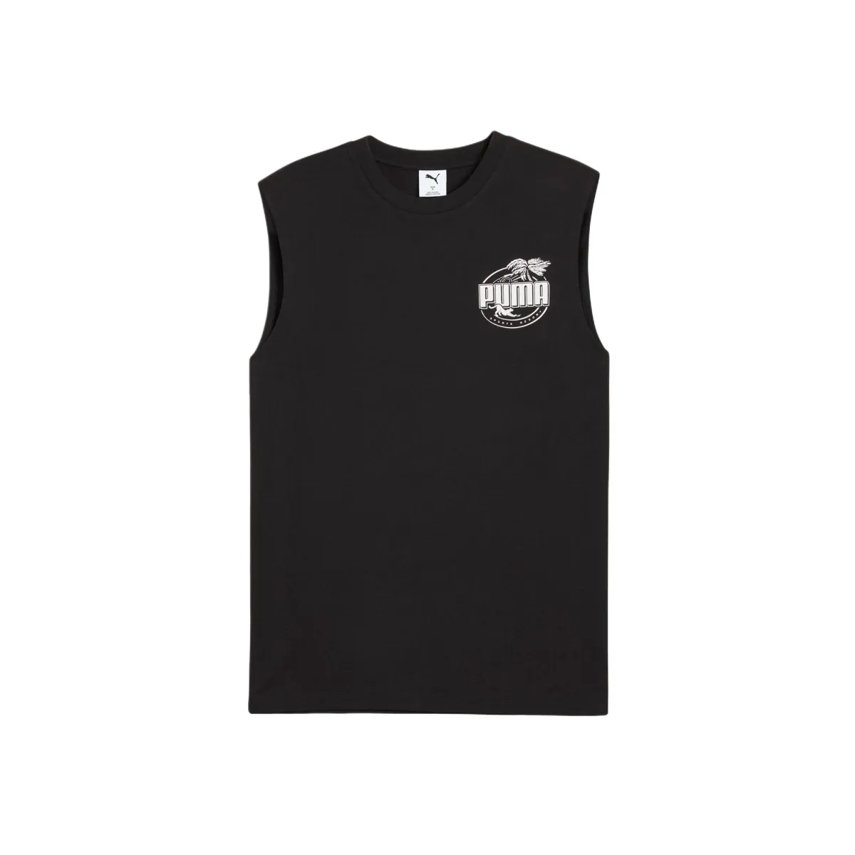 PUMA Palm ResortRELAXED Tank Top Men's Black 01