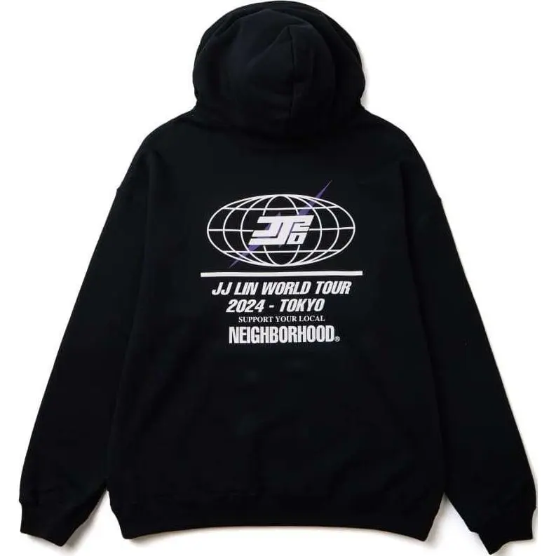 NEIGHBORHOOD Logo embroidered Cotton Hoodie