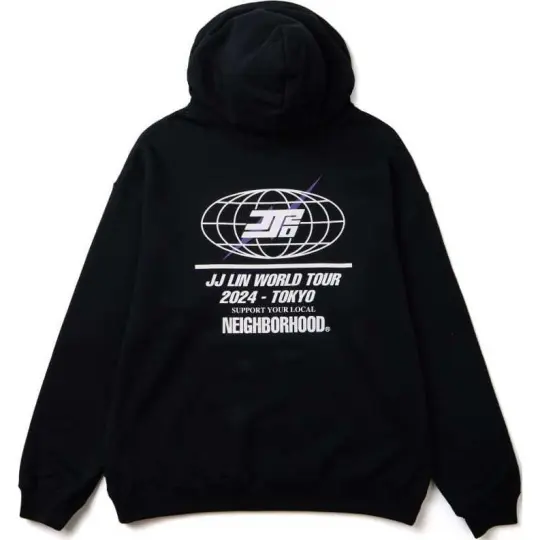 NEIGHBORHOOD Logo embroidered Cotton Hoodie