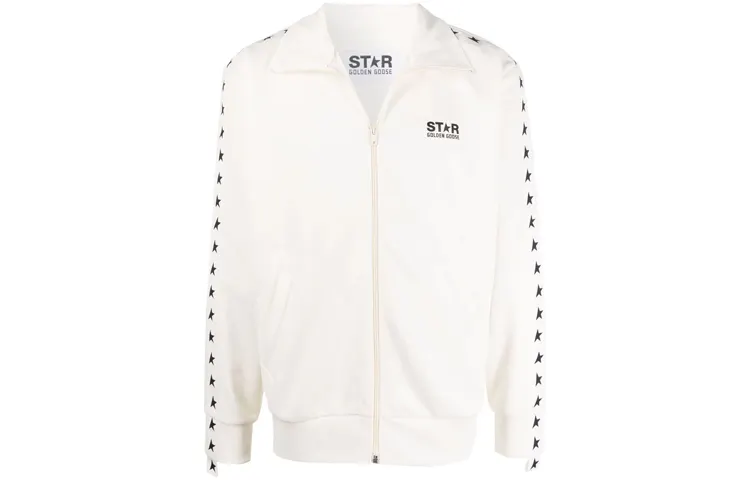 Golden Goose Deluxe Brand Star Tape Zipped Jacket
