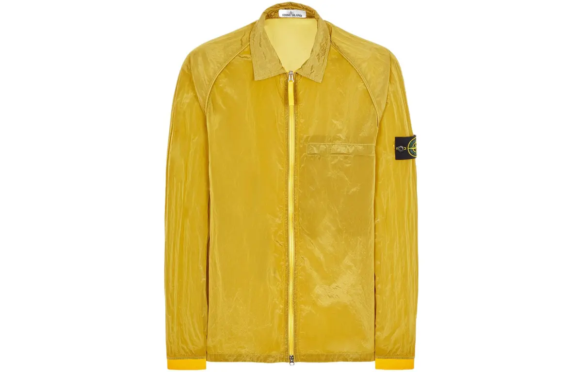 STONE ISLAND Fall Jacket Men's Yellow