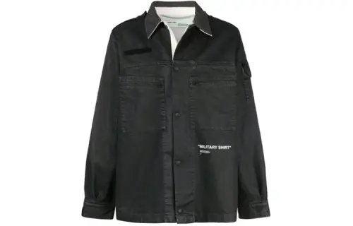 OFF WHITE FW20 Jackets Men's Black Lapel Moderate Other