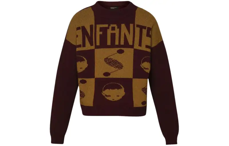 Enfants Riches Deprimes intarsia knit-logo jumper