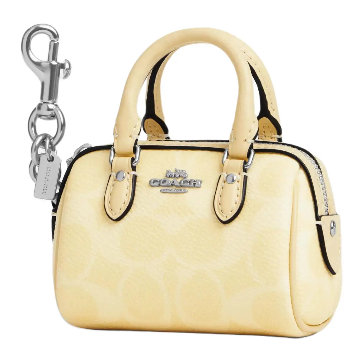 COACH Rowan Leather Bag Accessory Regular Women's Yellow