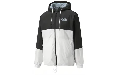 PUMA Jackets Men's Black Hooded Moderate Other