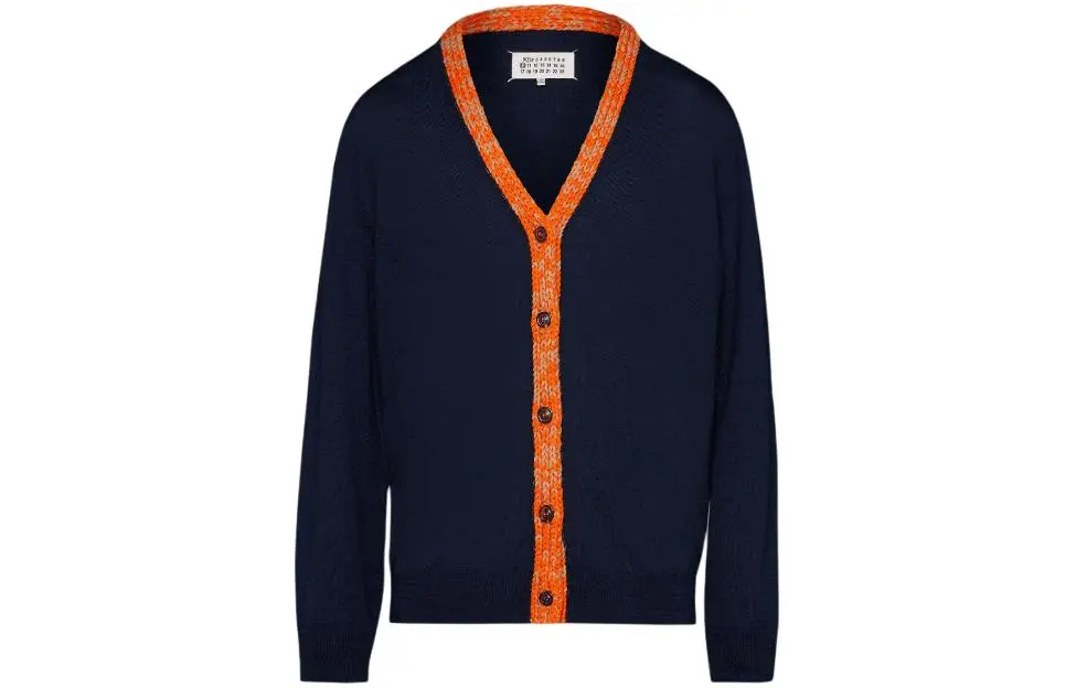 Maison Margiela Chuncky Detailed Knitted Cardigan