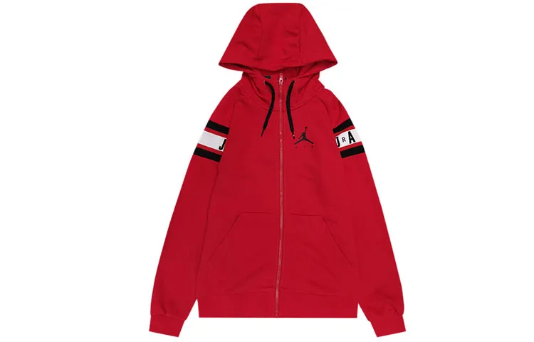 Jordan Jackets Men's Red Hooded Moderate Other