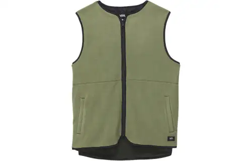 Vans Tank Tops Men's Green Crew Neck Moderate Straight Fit