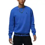 Jordan MVP Fleece Lined Crew Neck Fashion Pullover Sweatshirt Men's Blue