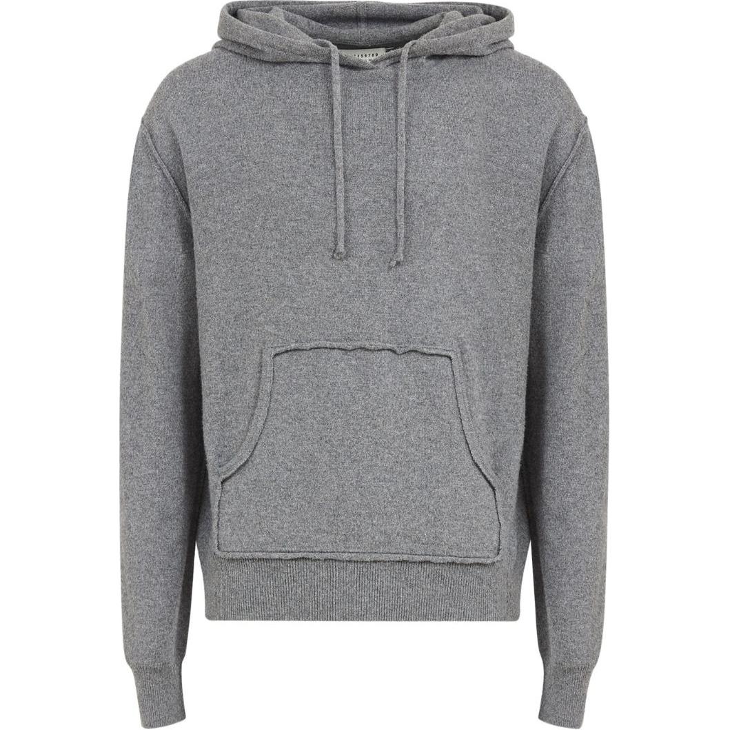 Мужское худи Maison Margiela Wool Cashmere Hoodie (серое)