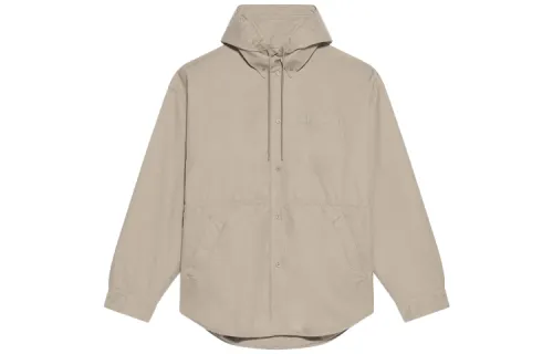 Balenciaga Jackets Men's Khaki Hooded Moderate Other