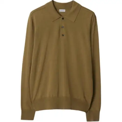 Burberry Polo Shirt Men's Dark Brown