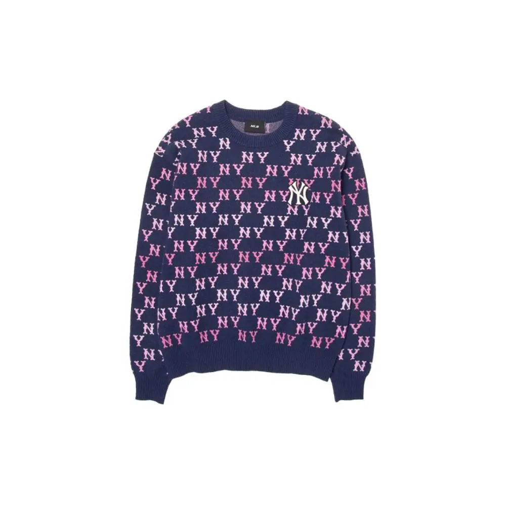 MLB New York Yankees Knitwear Unisex Light Marine Blue