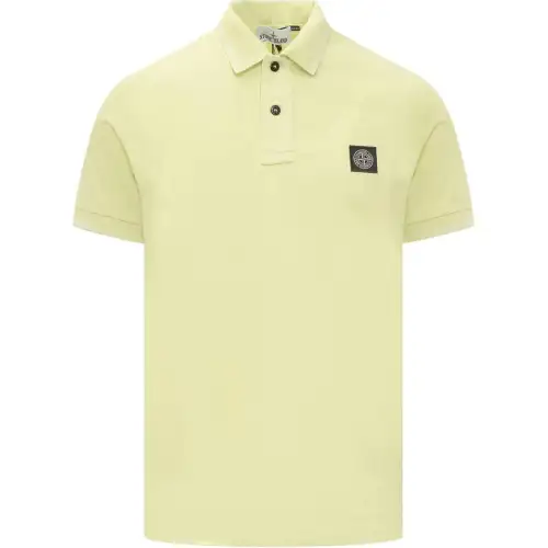 STONE ISLAND Polo Shirt Men's Yellow