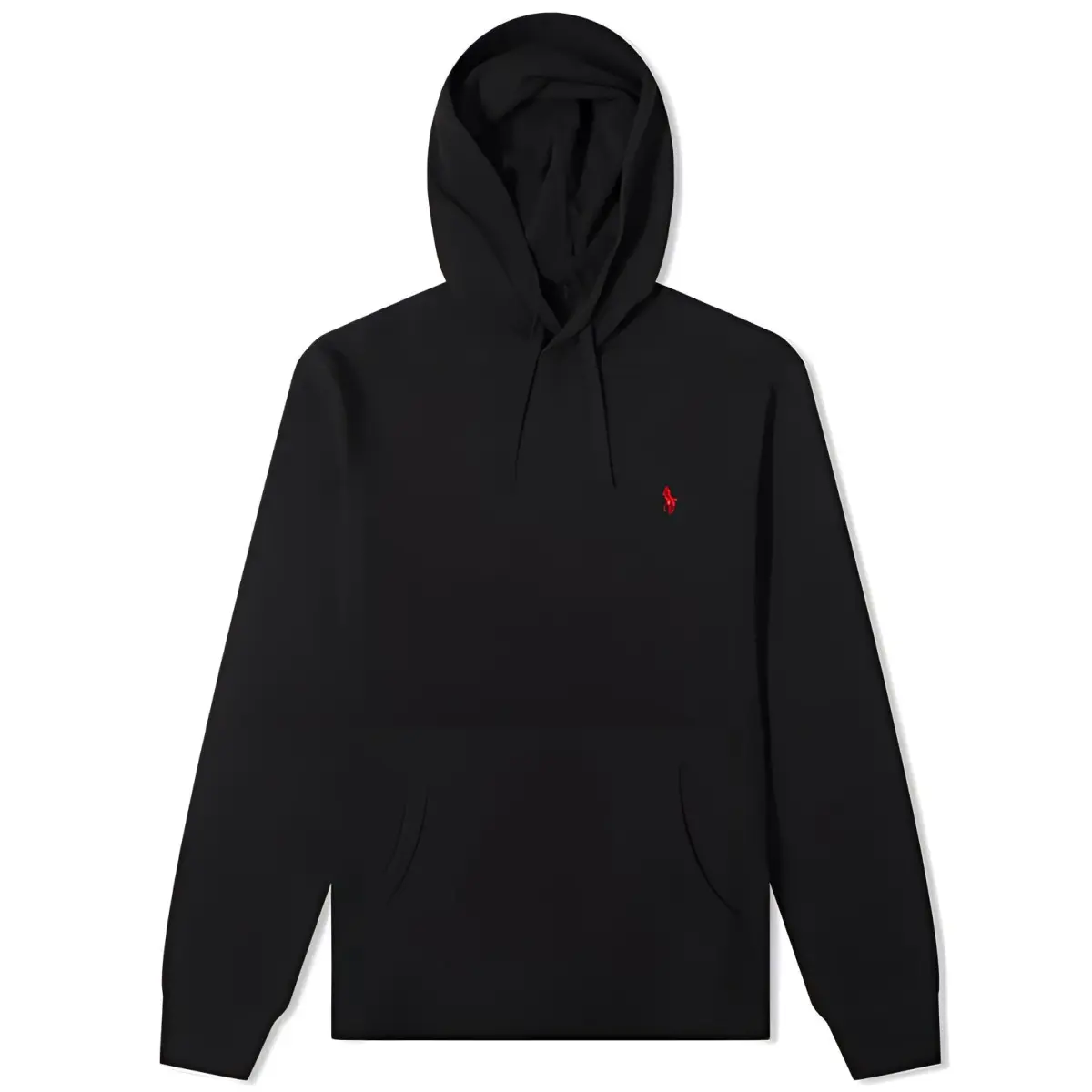 Polo Ralph Lauren Pony Logo Embroidery Hooded Fleece Lined Sweatshirt Men's Black