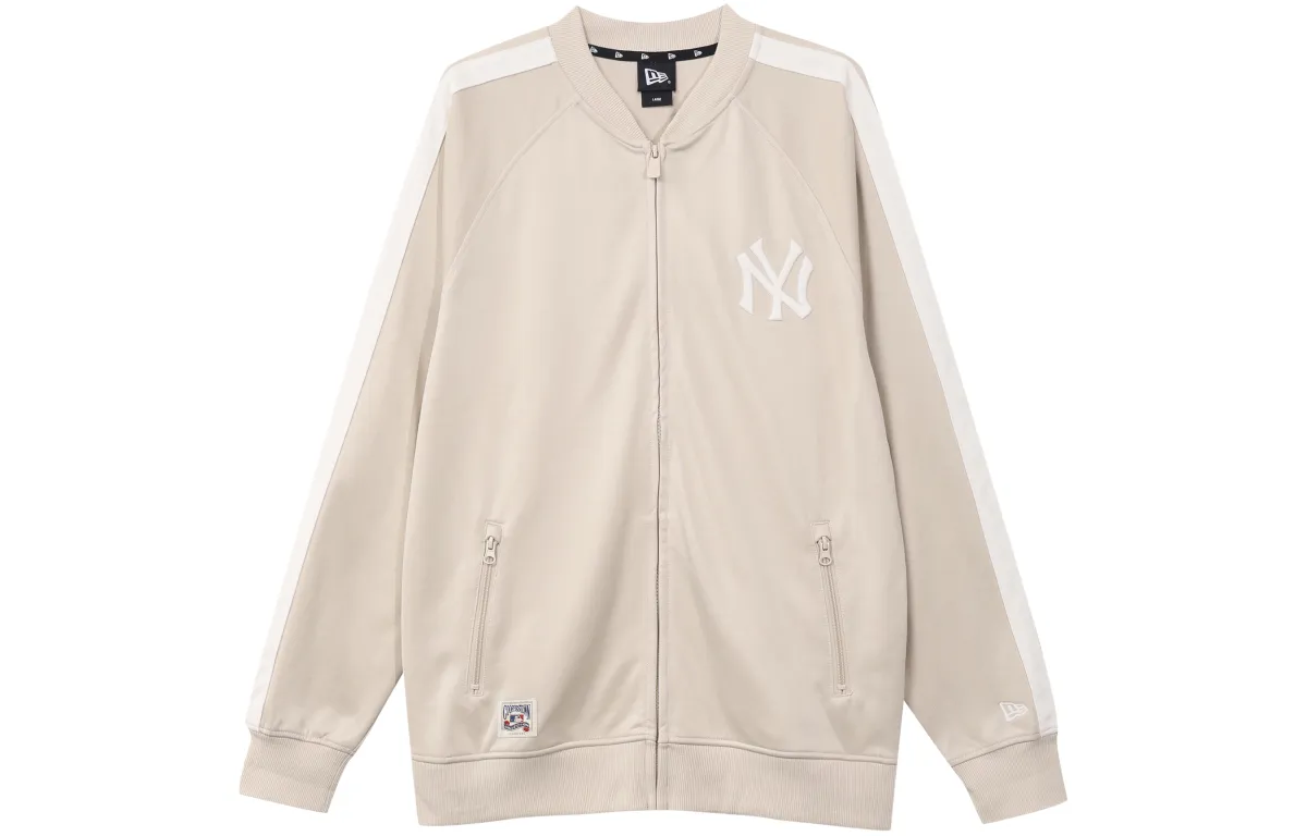 New Era Jackets Unisex Khaki Baseball Collar Moderate Other
