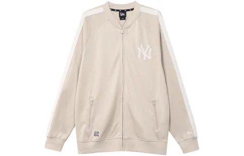 New Era Jackets Unisex Khaki Baseball Collar Moderate Other