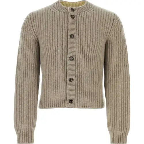 Bottega Veneta Cropped Button-Up Cardigan