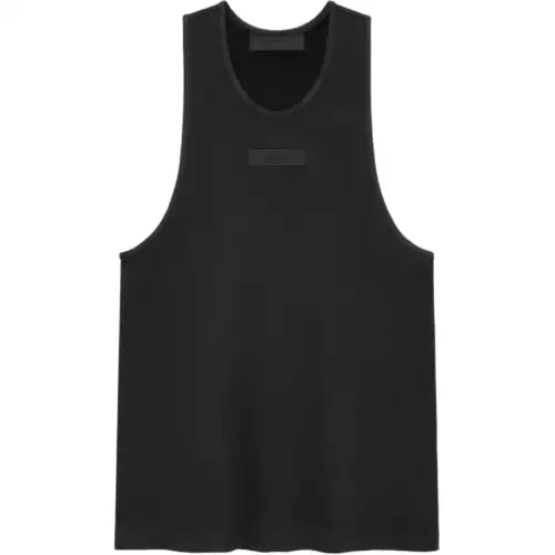 Fear Of God Essentials logo-appliqué cotton tank top