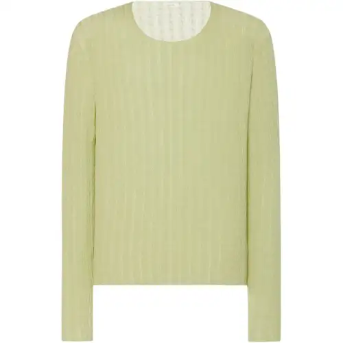 THE ROW SS24 Knitwear Men's Light Lime Gray