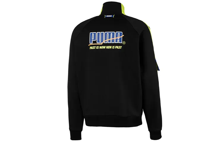 PUMA X ADER ERROR Jackets Unisex Black Stand Collar Thickened Other