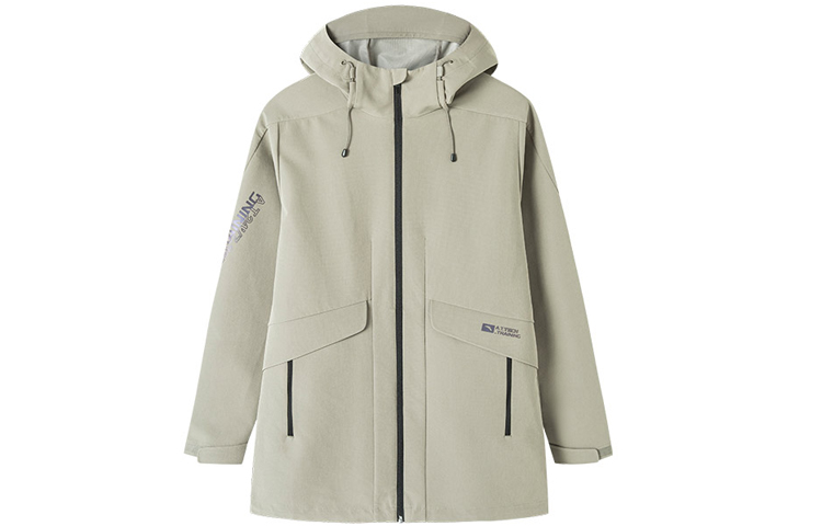 ANTA Variety Training Collection Jackets Men's Wander Gray Hooded Moderate Other