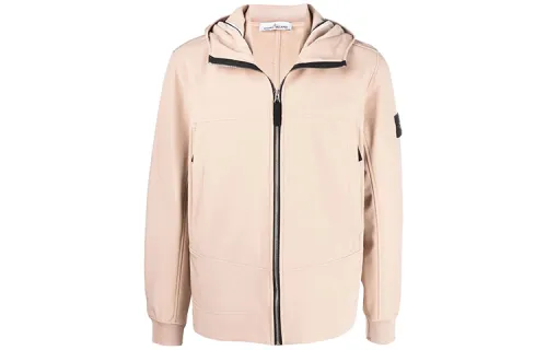 STONE ISLAND Jackets Men's Apricot Hooded Moderate Other