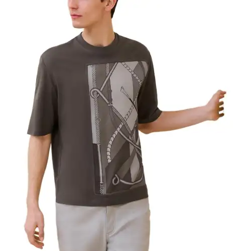 HERMES FW24 Knitwear Men's Brown