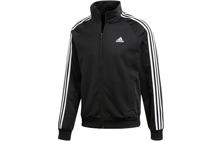 Adidas Jackets Men's Black Stand Collar Moderate Other