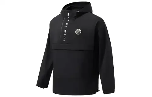 Li Ning Jackets Men's Black Hooded Moderate Other