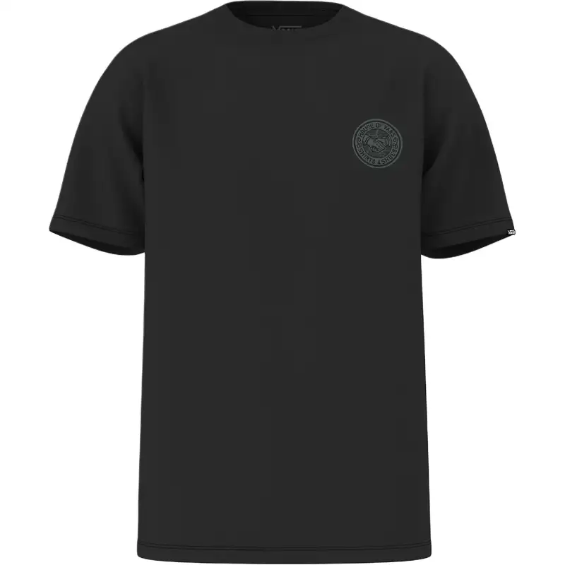 Vans Endeavour T Shirts Unisex Black Crew Neck Moderate Straight Fit