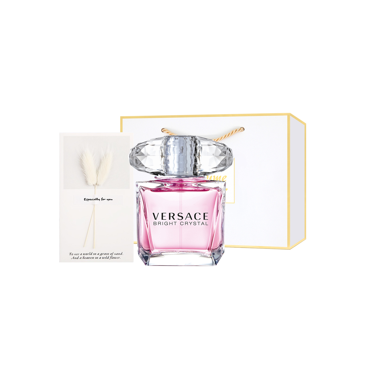 VERSACE Versace, perfume, gift box, set for friend for students, 30 ml, 50 ml, 90 ml, Birthday gift
