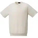 ASICS T Shirts Men's Ivory V Neck Straight Fit